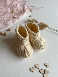Image 4 of Baby booties crocheted