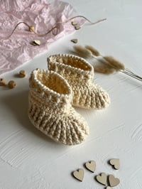 Image 5 of Baby booties crocheted