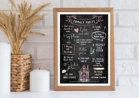 Image 1 of Family rules A4 print