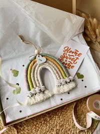 Image 1 of Personalised Macrame rainbow