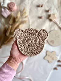Image 1 of Crochet Teddy bear coaster