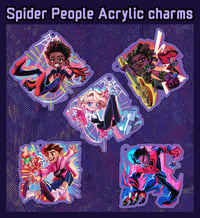 Image 1 of Spider People Acrylic Charms