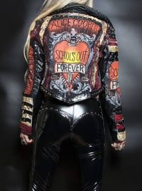 Image 10 of CUSTOM MADE ALICE COOPER FAUX LEATHER JACKET 