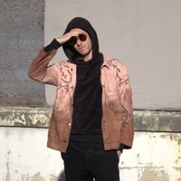 Image 5 of (M) Distressed Snap Crop Jacket