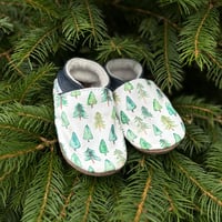 Image 1 of NORDIC TREES - Inch Blue Soft Sole Shoes