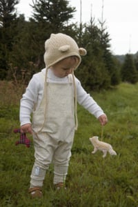 Image 6 of FLORAL CREAM POLAR BEARS - PRE-ORDER - BABY/CHILDRENS CLOTHING