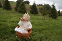 Image 8 of FLORAL CREAM POLAR BEARS - PRE-ORDER - BABY/CHILDRENS CLOTHING