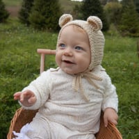 Image 1 of FLORAL CREAM POLAR BEARS - PRE-ORDER - BABY/CHILDRENS CLOTHING