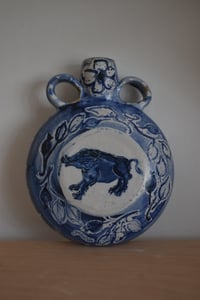 Image 1 of Boar Pilgrim Flask