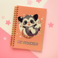 Image 1 of Stickerbook B6 - Cute opossum