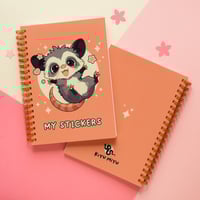 Image 2 of Stickerbook B6 - Cute opossum
