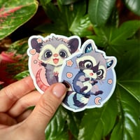 Image 3 of Stickers - Racoon and Oposum (S17)