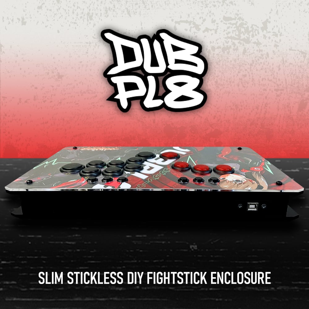 DUB PL8 DIY Stickless Fightstick Enclosure | jonyfraze