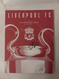 Sadio Mane - Signed 2019 Winners Champions League Programme 