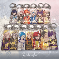 Image 2 of Metallic Foil Charms (VTUBERS - Indie/Nijisanji/Hololive)