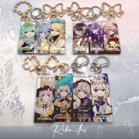 Image 4 of Metallic Foil Charms (VTUBERS - Indie/Nijisanji/Hololive)