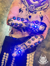 Power node Cybernetic Blue LED gauntlets