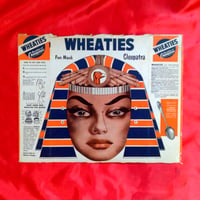 Image 1 of Cleopatra - Wheaties Cereal mask (1940s-50s) - backside