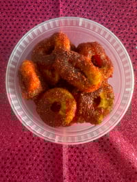 Image 1 of Peach rings with chamoy 