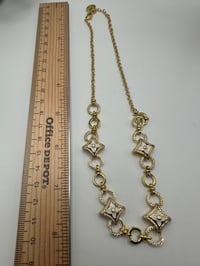 Image 2 of LV white neclace