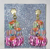 3 tier pumpkin earrings2