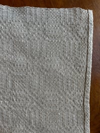 Image 4 of Commission only—Handwoven Linen Tea Towel in Bronson Lace