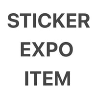 Sticker Expo Items