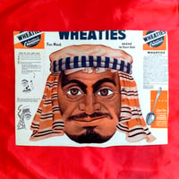 Image 1 of Nazar (The Desert Sheik) - Wheaties Cereal mask (1940s-50s) - backside