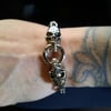 Skull lock bracelet