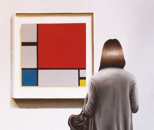 Image of Composition In Red, Yellow And Blue