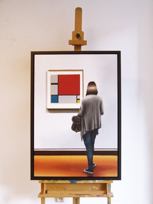 Image of Composition In Red, Yellow And Blue