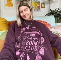 Image 1 of Sad Girl Book Club Tee/Sweatshirt PREORDER