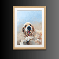 Image 3 of Custom pet portrait Canvas ready to hang