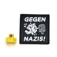 „Gegen Nazis“ Patch (blk)