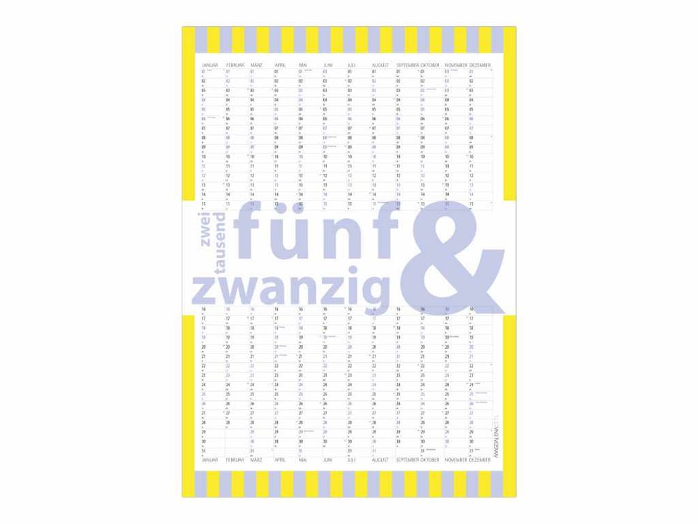 Image of Wandkalender COLOR 2025 A2