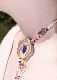 Image 3 of Ras de cou papillon en Labradorite #1