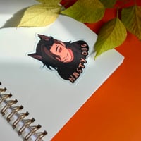 Image 6 of Stickerbook B6 -  Cute Racoon + charm