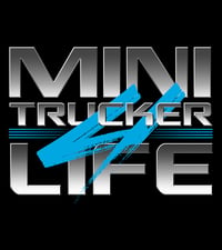 Mini Trucker 4 Life decal 