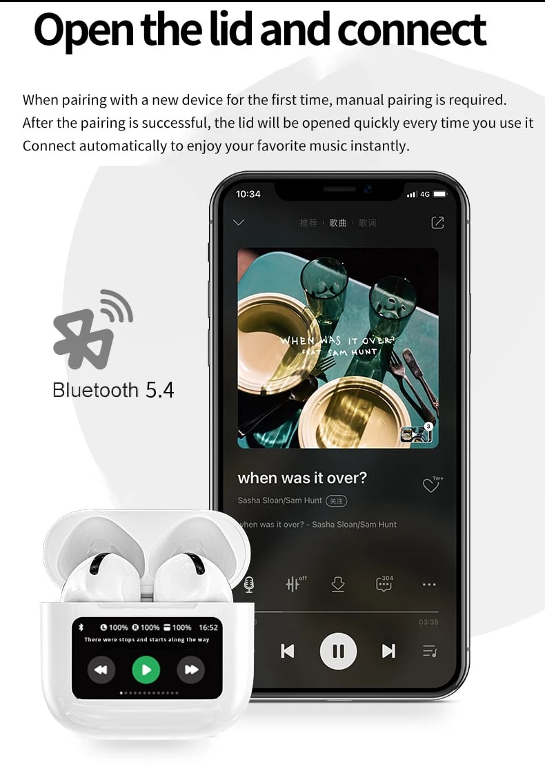  MSL Pro ENC Noise Cancellation Earphone TWS Wireless Earbuds