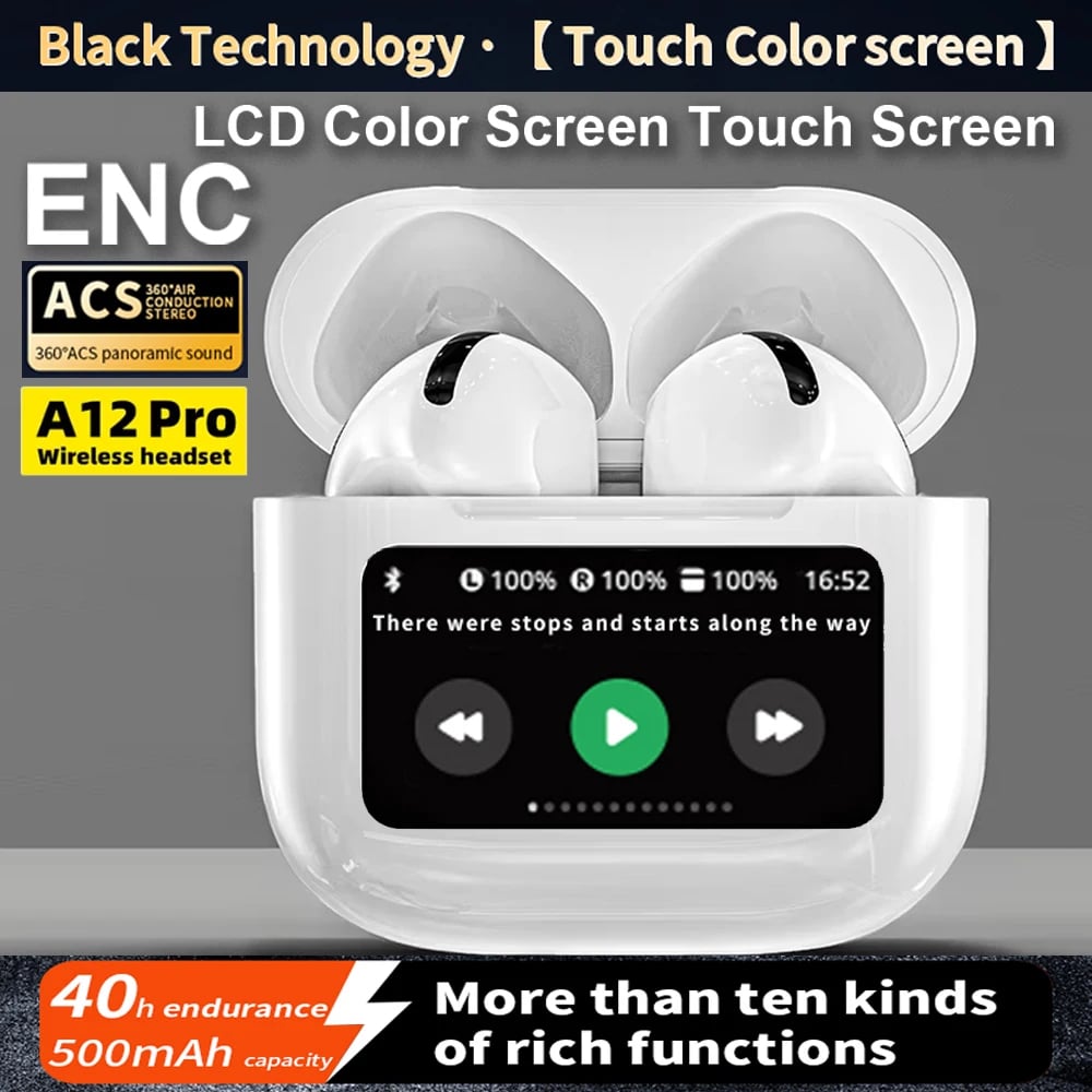  MSL Pro ENC Noise Cancellation Earphone TWS Wireless Earbuds
