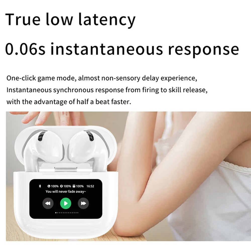  MSL Pro ENC Noise Cancellation Earphone TWS Wireless Earbuds