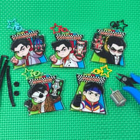 Image 1 of Pocket Circuit Legends 3D Epoxy Acrylic Charms