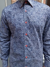 Image 4 of silver paisley design 