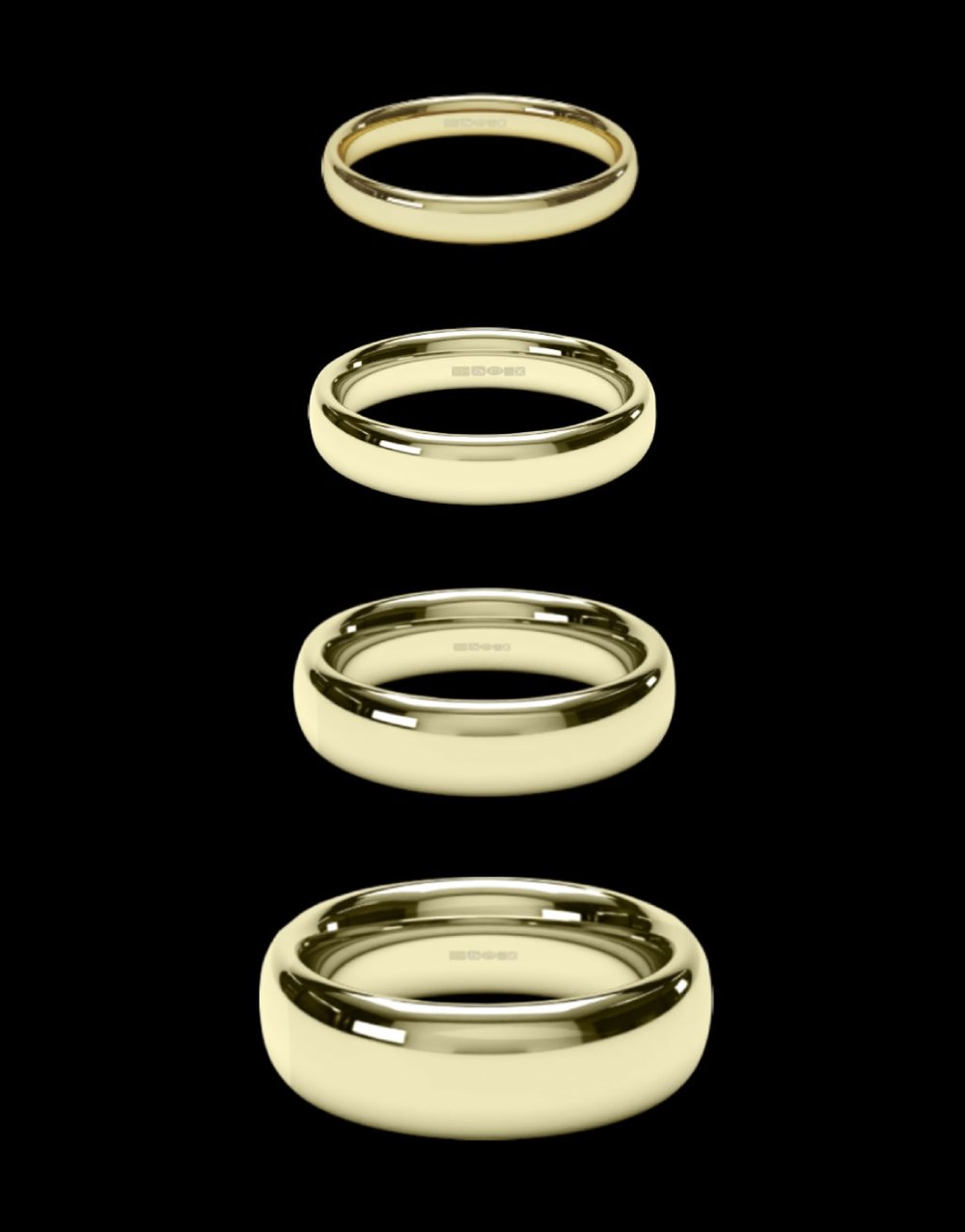 Image of 3MM COURT WEDDING BAND