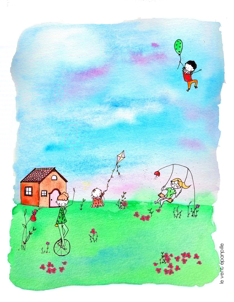 Image of Affiche au jardin