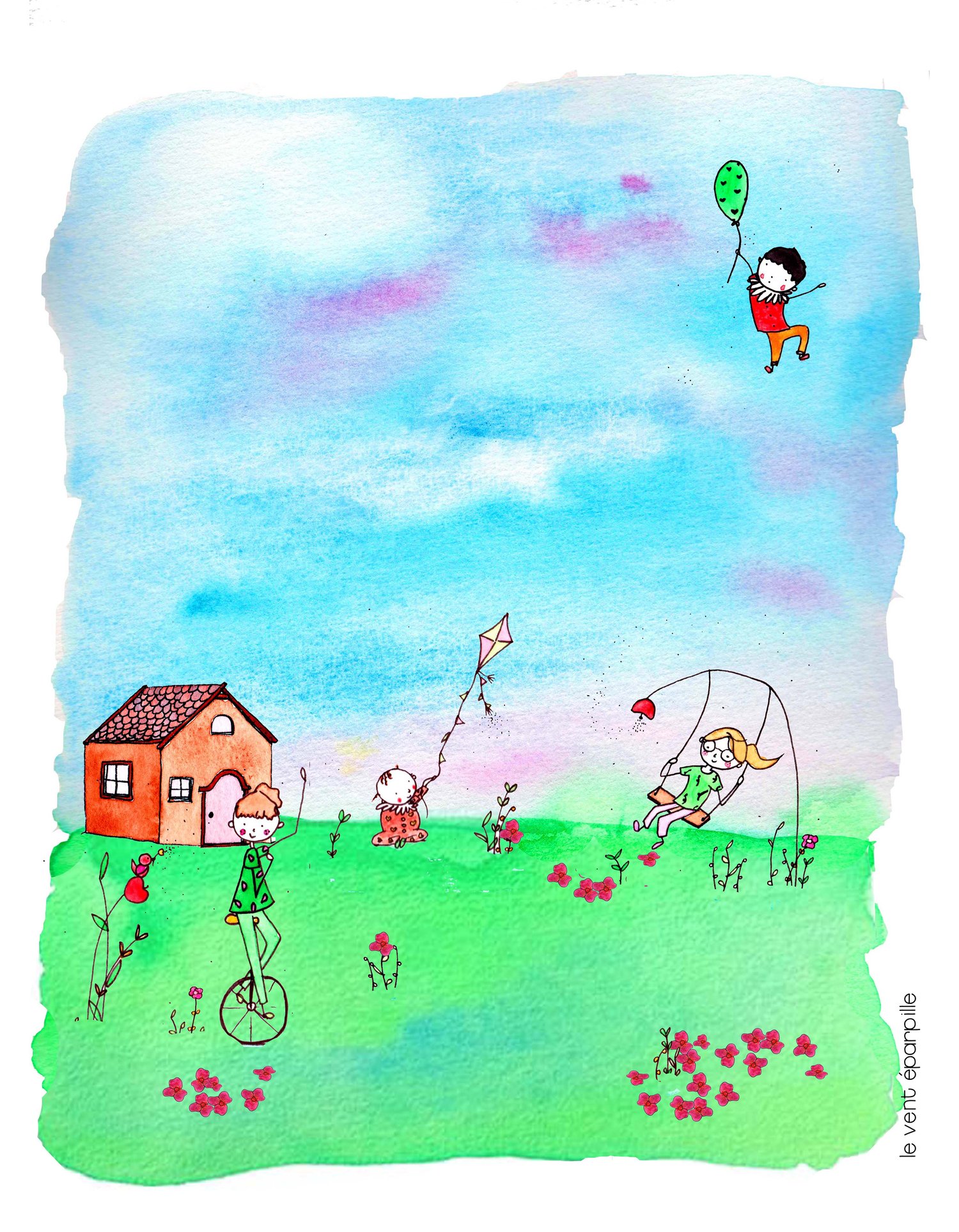 Image of Affiche au jardin
