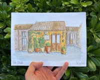 Original Watercolor Painting - Fisherman House in Marzamemi