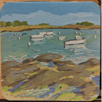 Cardboard gouache 5