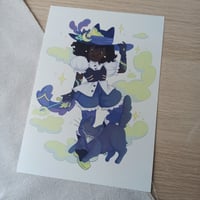 Image 4 of Print | Witch and familiar: Cat
