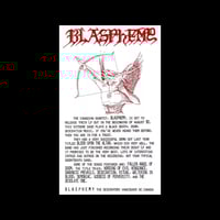 Image 3 of Blasphemy "Wild Rags" Throwback T-Shirt (Black or White Shirt)